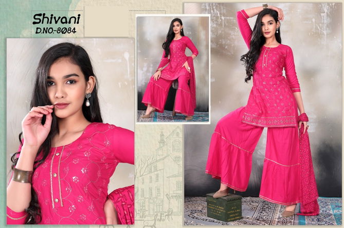 Shivani 8084 Sharara Suits Girls Wear Catalog
